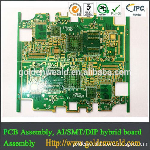 china Factory gold pcb board pcb or assembly solutions